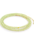Faceted Peridot Wrap Bracelet - Peridot Fine Jewelry - Anne Sportun
