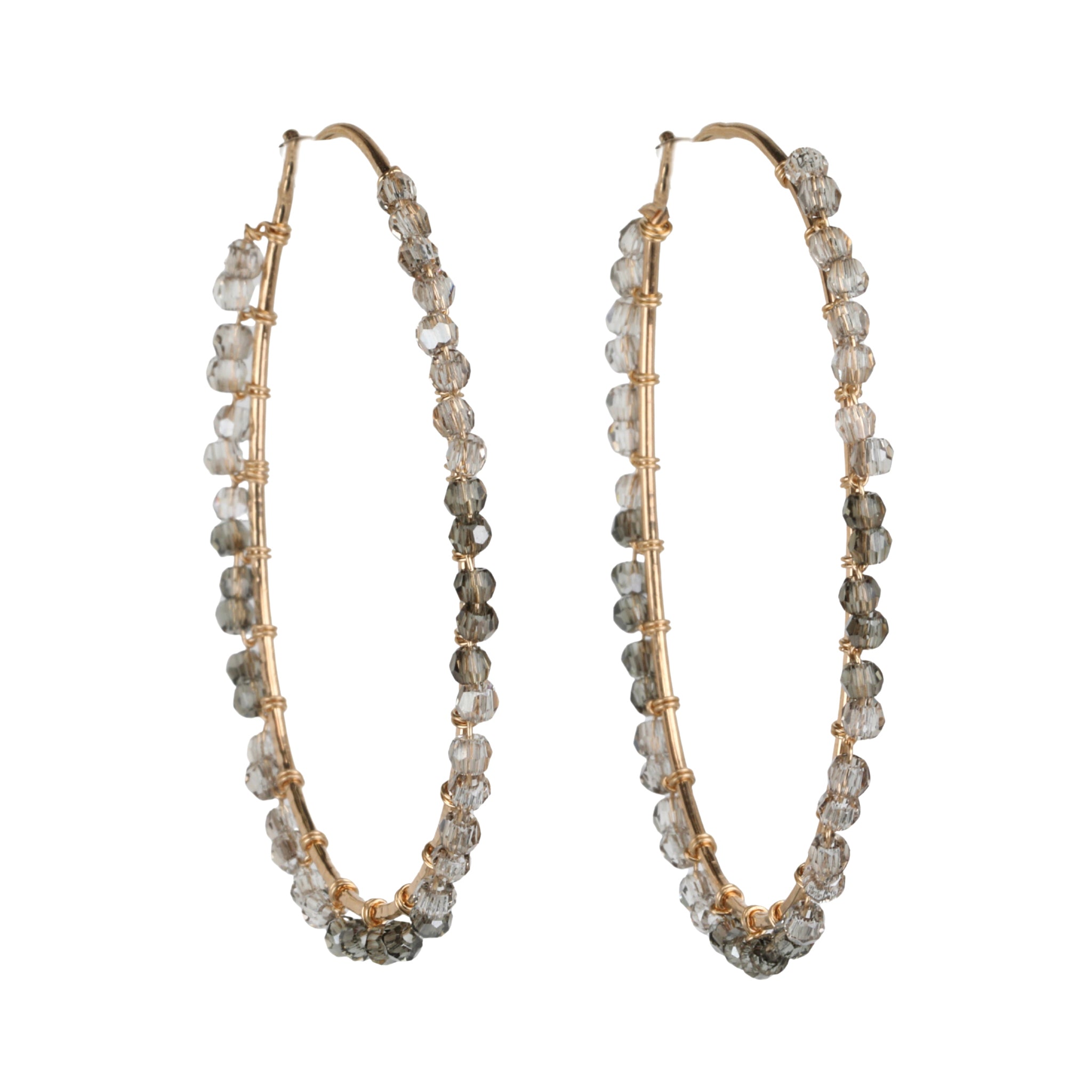 Dana Kellin Gold Fill Large Front-Facing Teardrop Earrrings