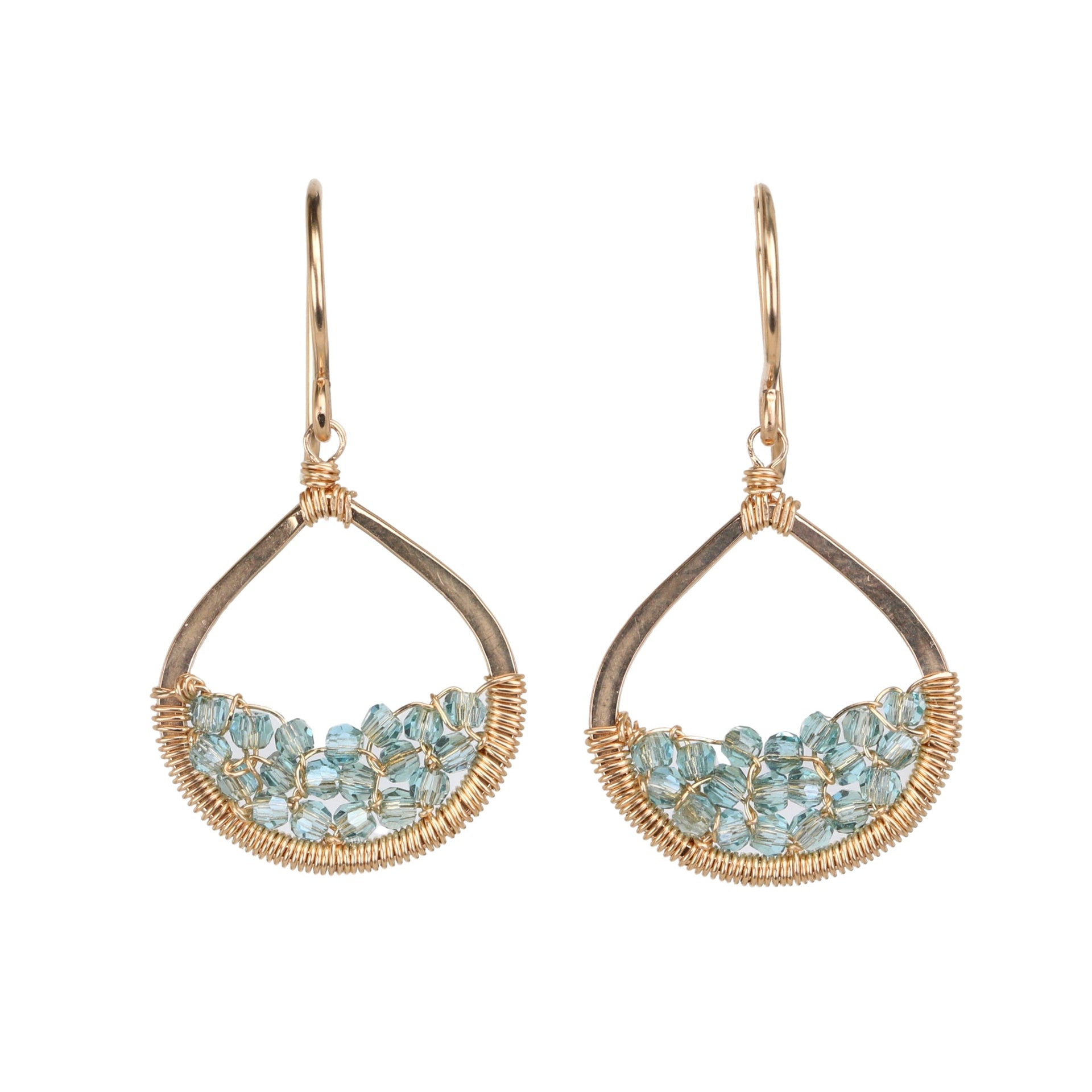 Making A Statement Seed Bead Fringe Teardrop Earrings
