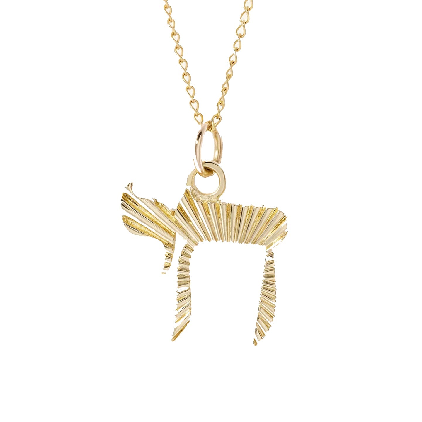 Gold &quot;To Life&quot; Sunbeam Charm - Peridot Fine Jewelry - Zahava