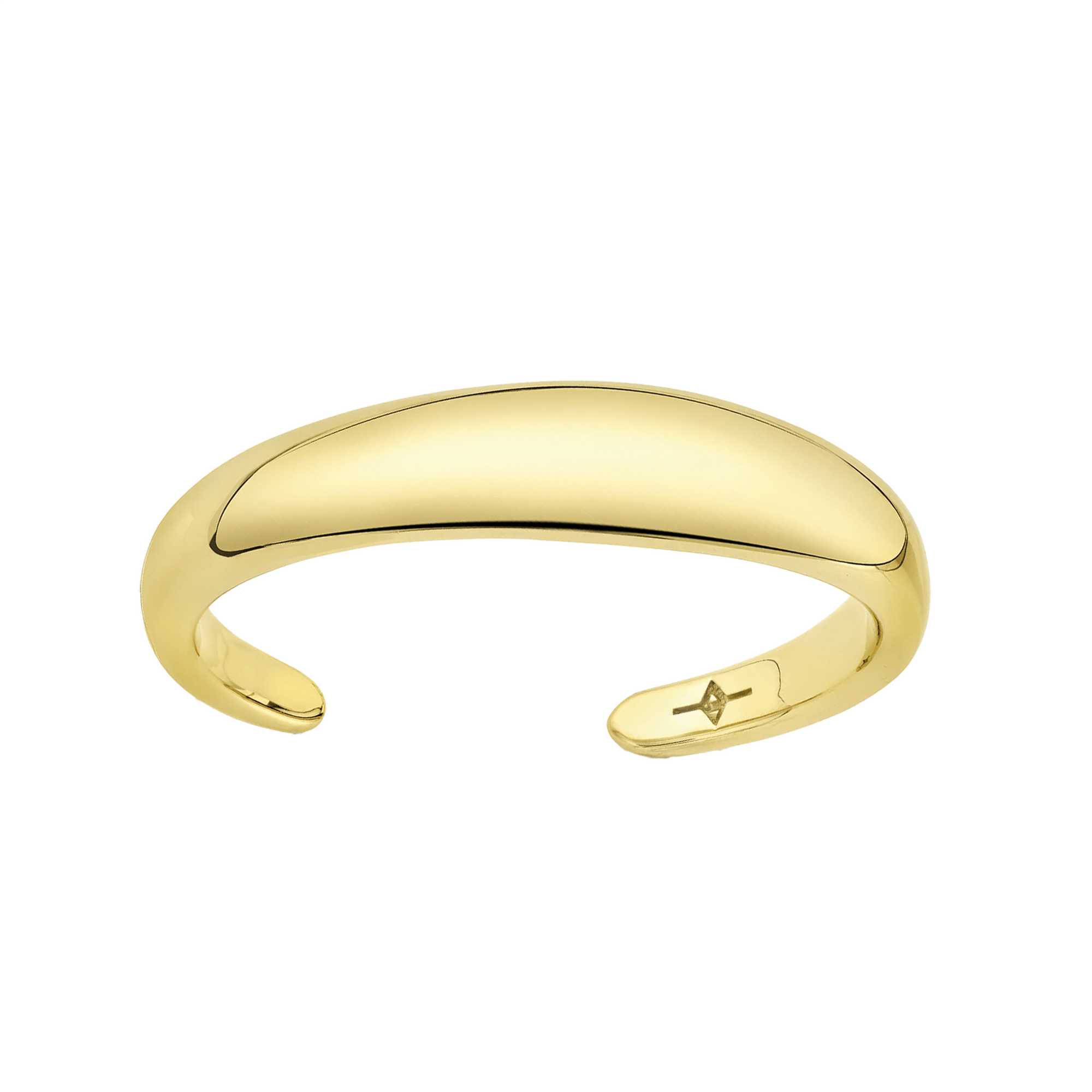 Gold Vermeil "Flat Beam" Cuff Bracelet - Peridot Fine Jewelry - Gabriela Artigas