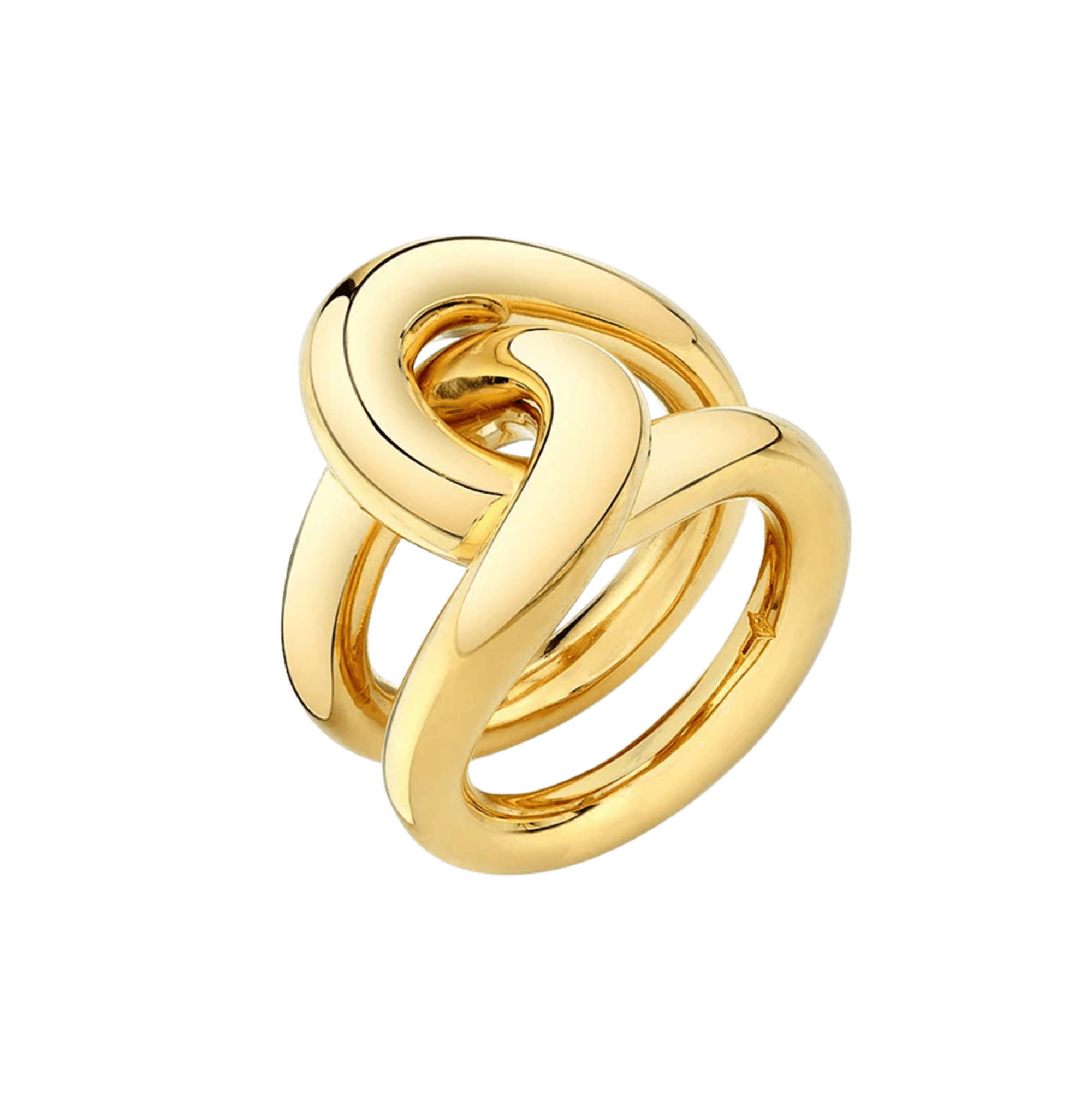 Gold Vermeil "Full Link" Ring - Size 4 - Peridot Fine Jewelry - Gabriela Artigas