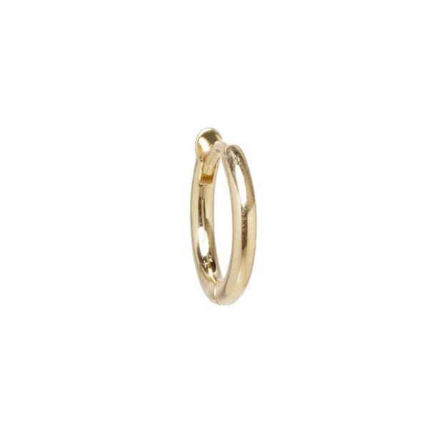 Single Gold Small Huggie Hoop - Peridot Fine Jewelry - Zoe Chicco