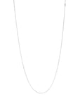 Sterling Silver Fine Curb Chain in 18" - Peridot Fine Jewelry - Zahava