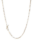 The "Wendy" 14K Handmade Graduated Rectangular Link Necklace - Peridot Fine Jewelry - Sarah Macfadden