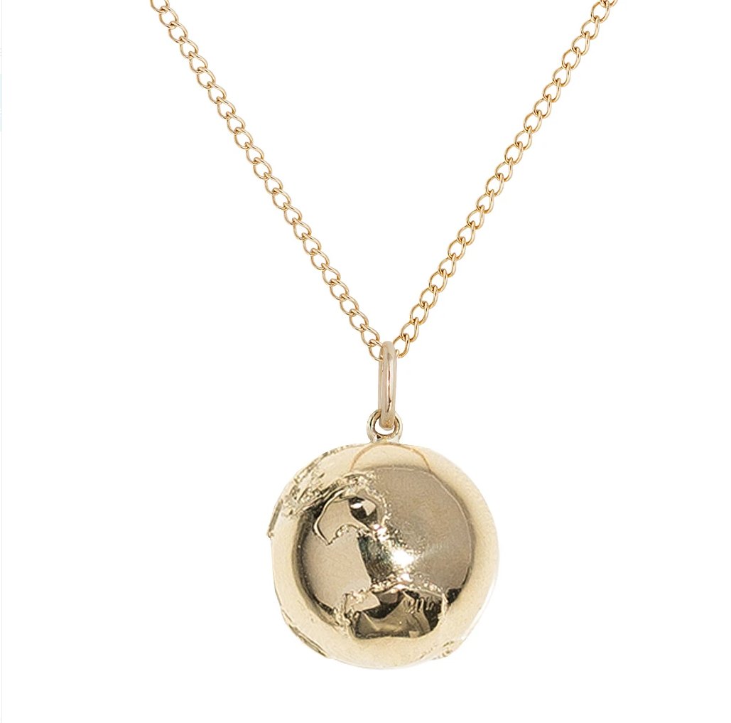 10K Gold Large Atlas Necklace - Peridot Fine Jewelry - Zahava
