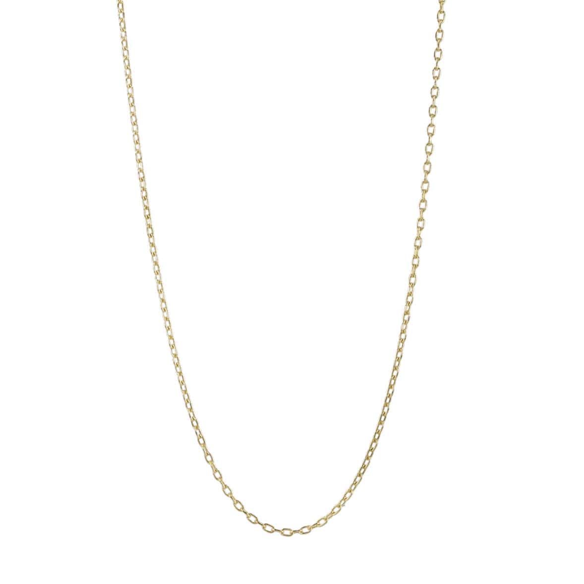 14 Karat Gold Cable Link Chain with S-Hook Closure - Peridot Fine Jewelry - Rosanne Pugliese
