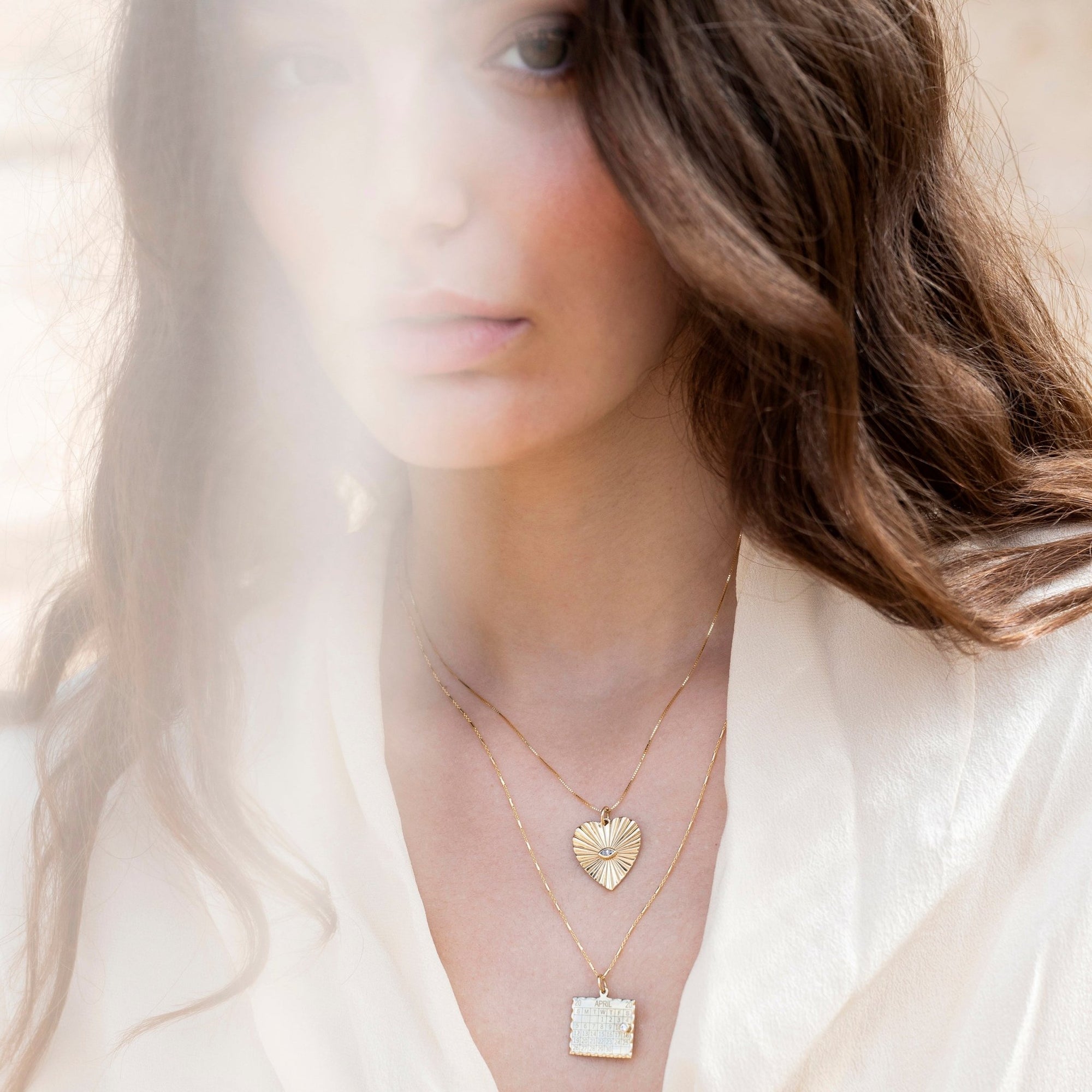 14K Gold Box Chain in 18&quot; - Peridot Fine Jewelry - Zahava