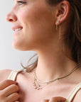 14K Gold Small Snake Chain Necklace - Peridot Fine Jewelry - Zoe Chicco