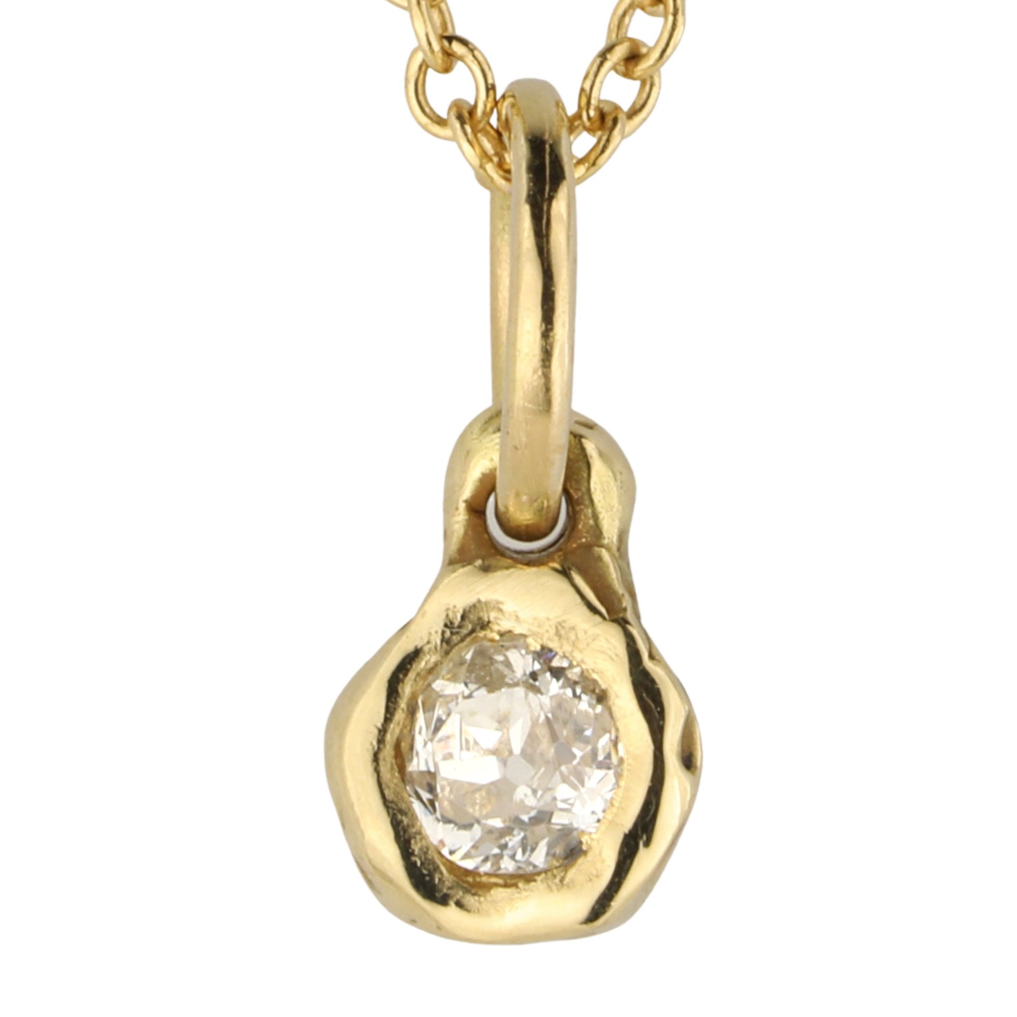 Johanna Brierley 18K Gold and Diamond Melt Charm