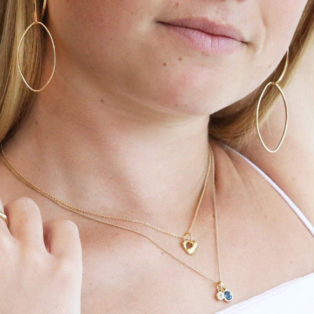 Johanna Brierley 18K Gold and Diamond Melt Charm
