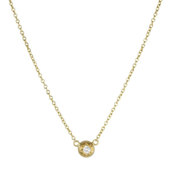 Caroline Ellen Extra Mini Star-Set Diamond Necklace