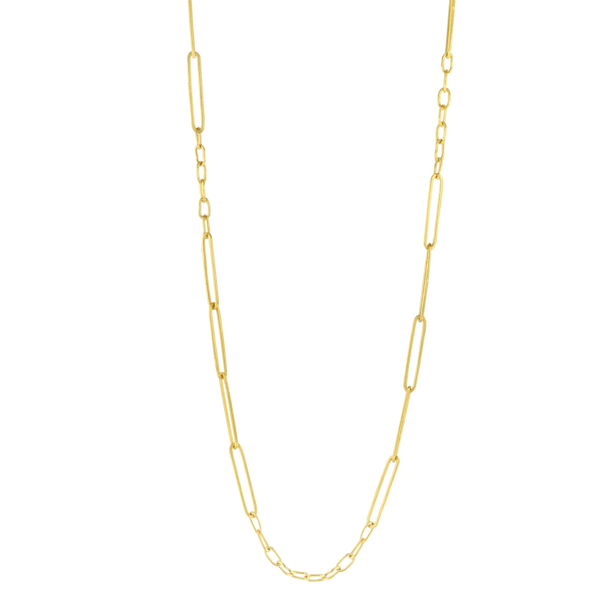 Rosanne Pugliese 22K Gold Handmade Link Chain - 16.5&quot; Length