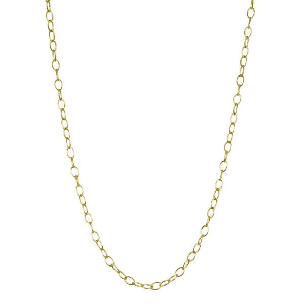 22K Gold &quot;Tiny Lacy&quot; Chain with Toggle Clasp - 24&quot;