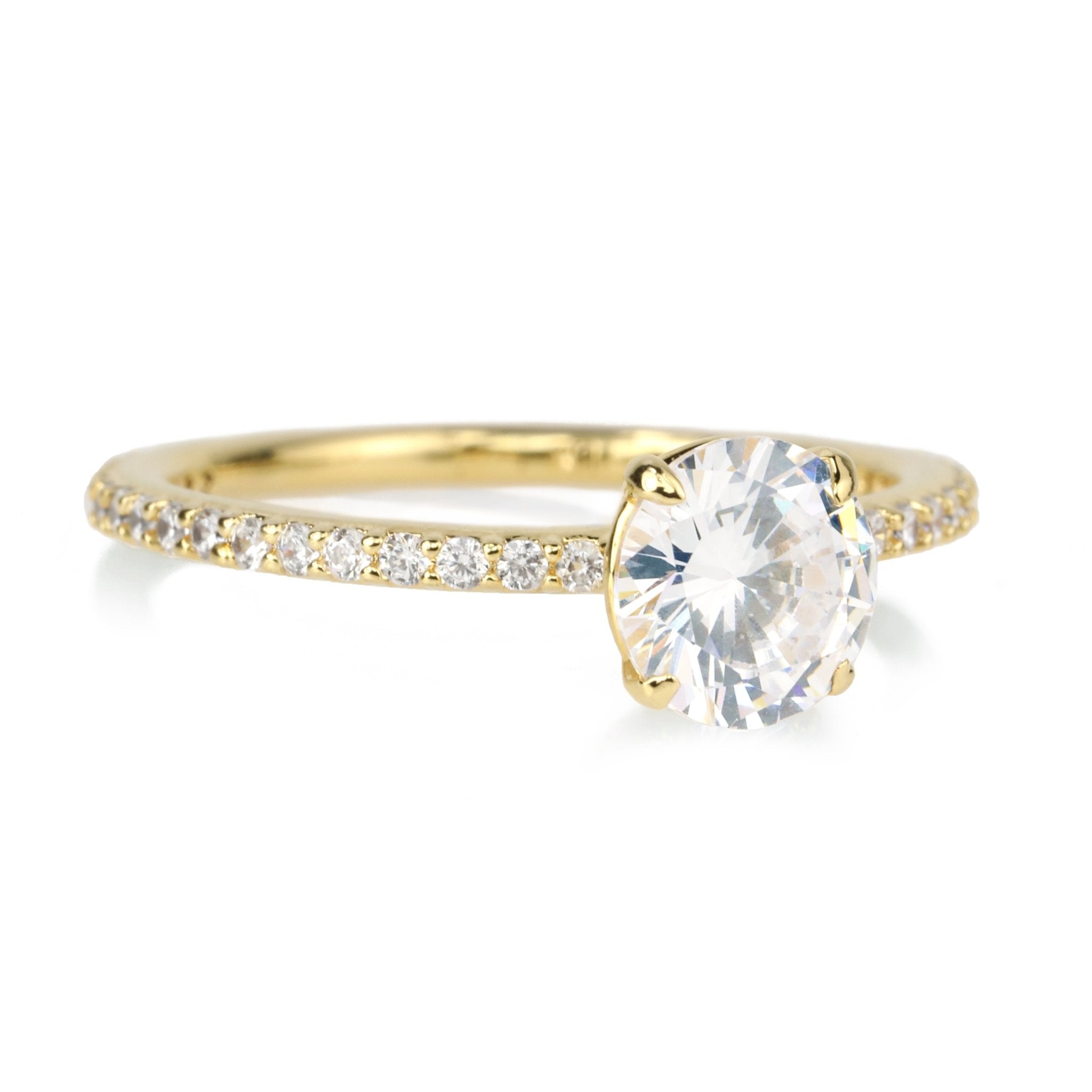 18K Yellow Gold Round
