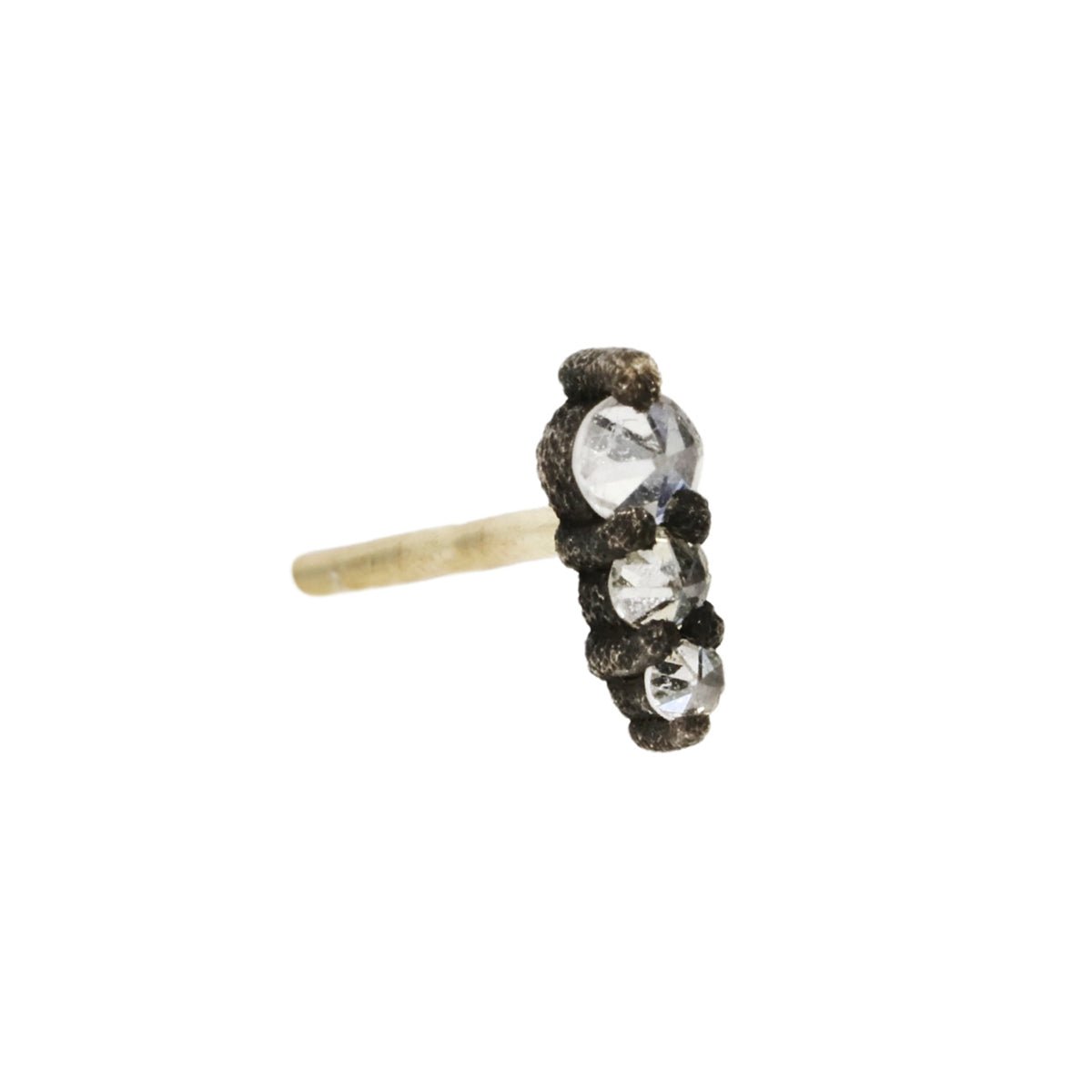Blackened 14 Karat White Gold Mini Prong-Set Graduated Diamo... - Peridot Fine Jewelry - TAP by Todd Pownell