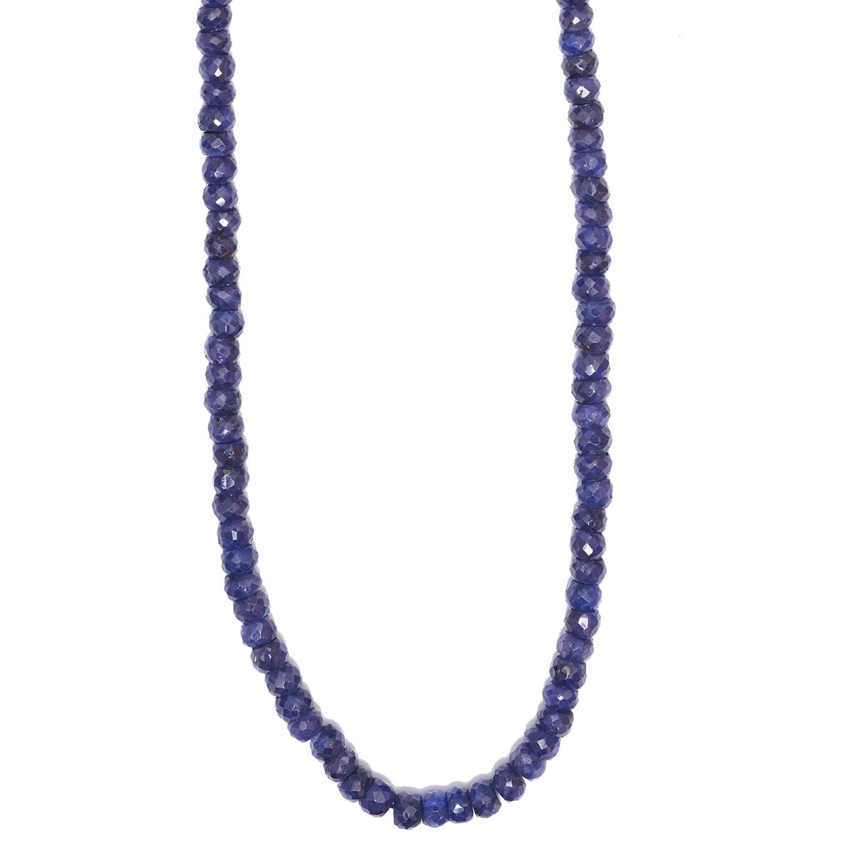 Zahava Dark Blue Sapphire Beaded Necklace