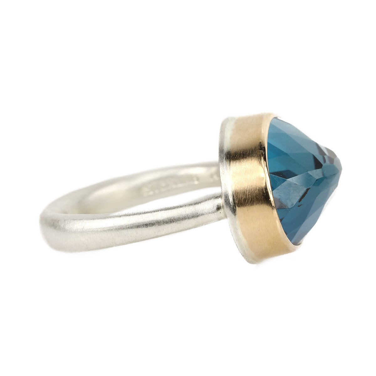 Jamie Joseph East-West London Blue Topaz Ring