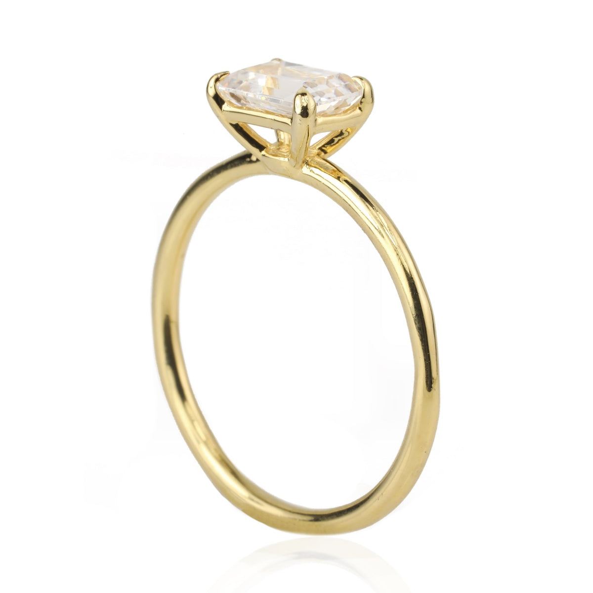 ILA East-West Prong Set Engagement Ring Mount – Peridot Fine Jewelry