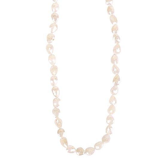Zahava Faceted Silverite Nugget Necklace