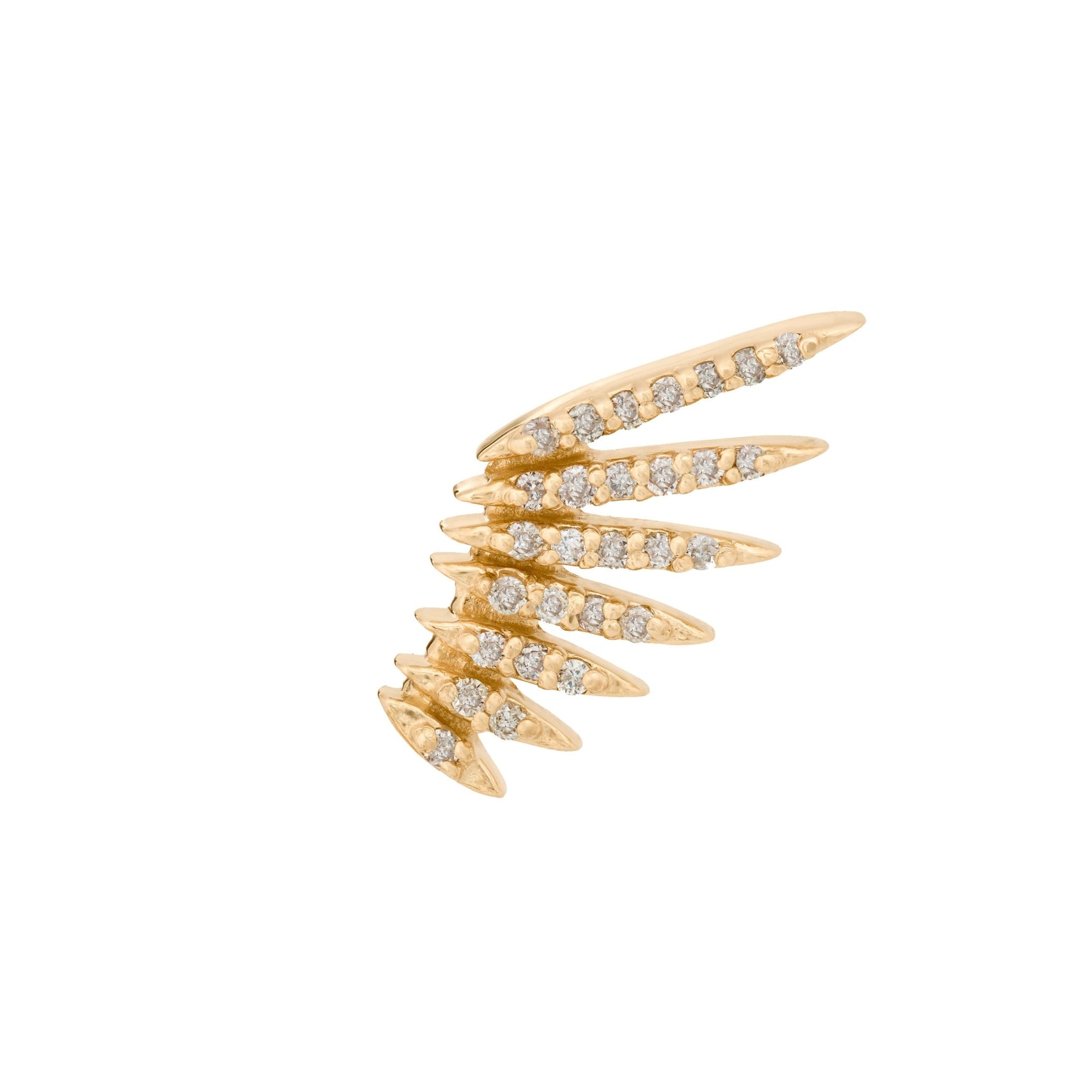 Celine Daoust Flying Wing Earring with Diamonds