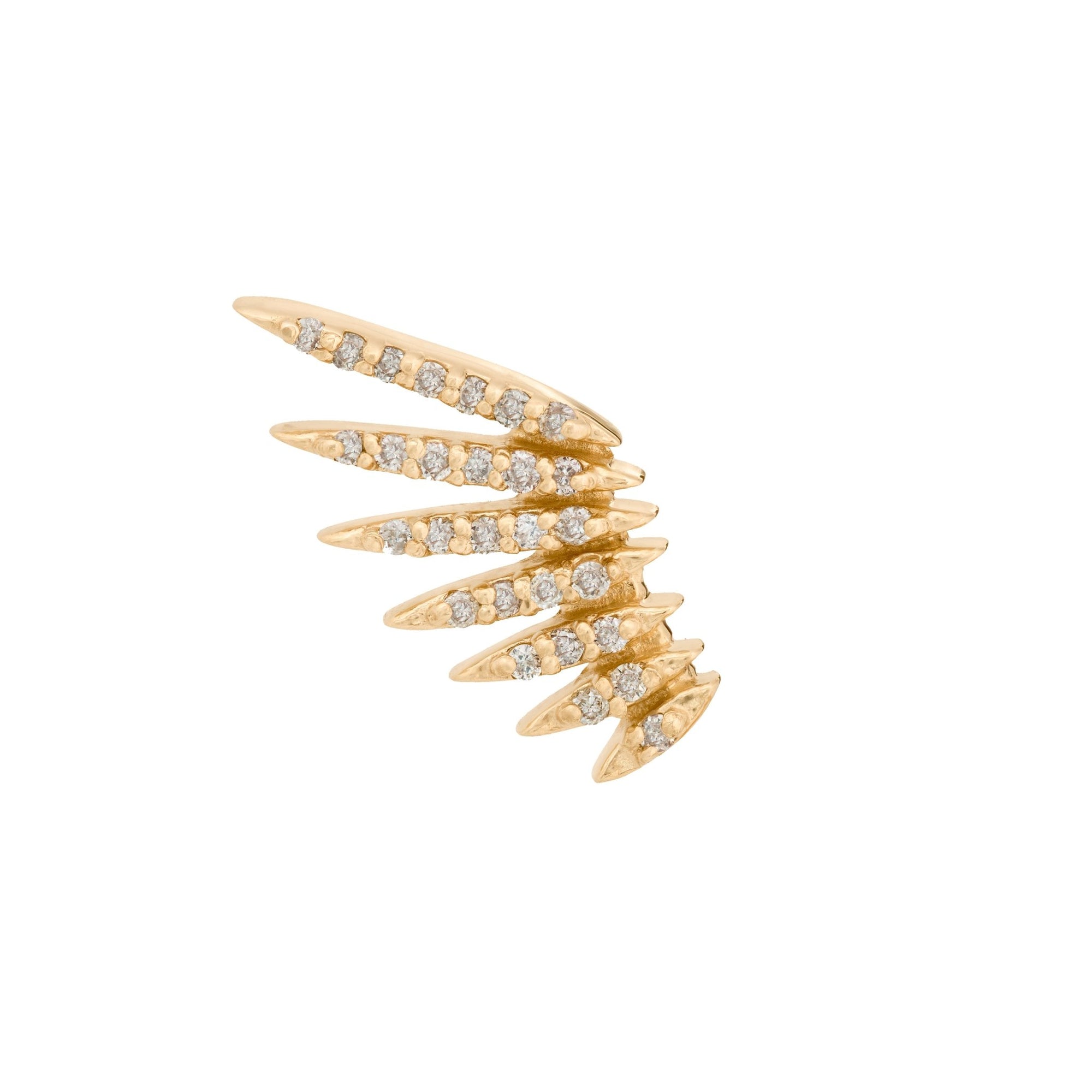 Celine Daoust Flying Wing Earring with Diamonds