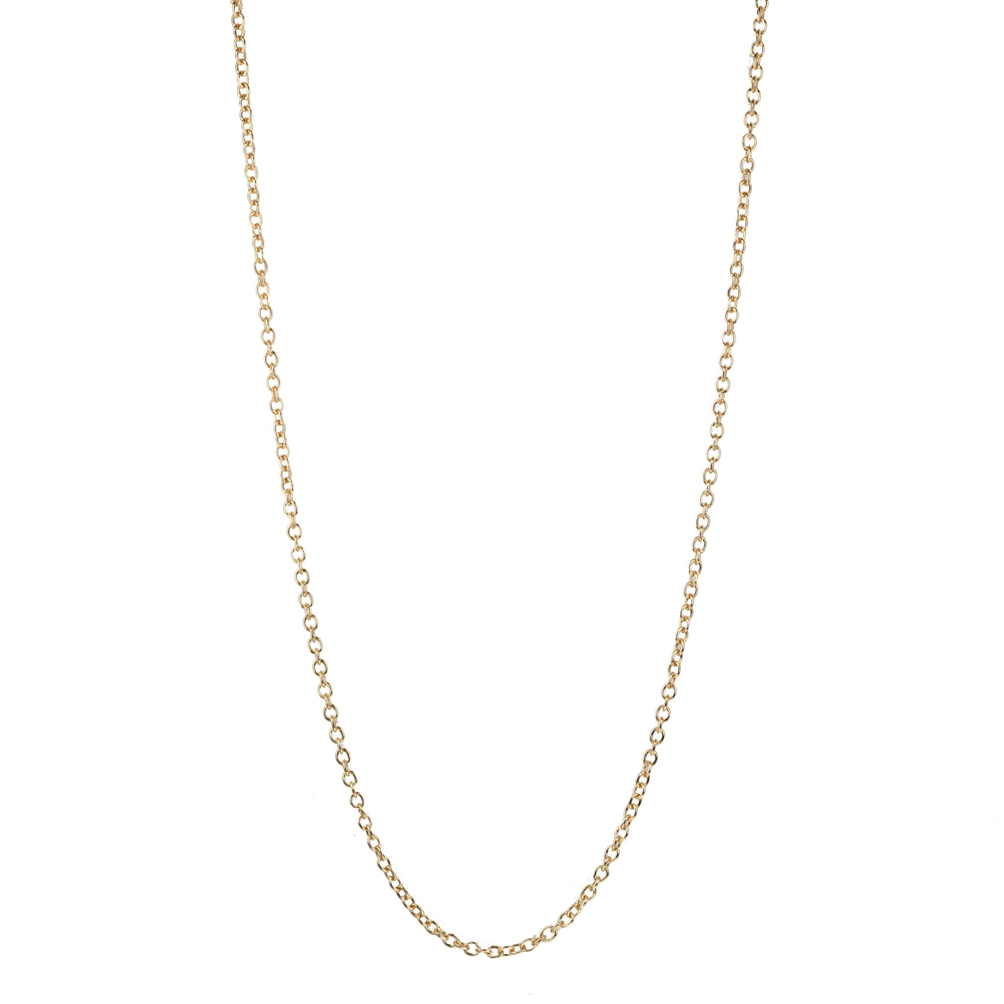 Johanna Brierley Gold 1.5mm Cable Chain in 18&quot;