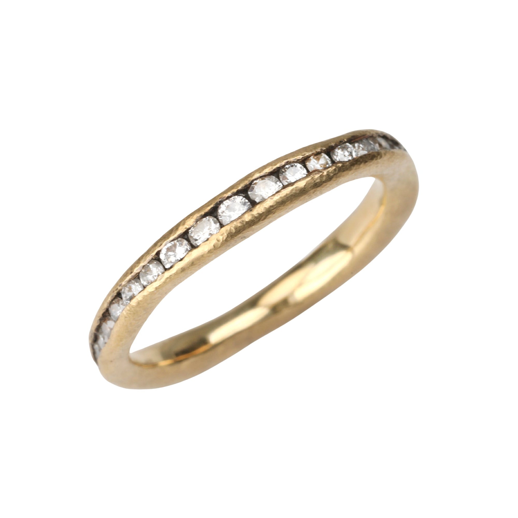 Gold Irregular Channel Set Diamond Ring - 1.55 tcw - Peridot Fine Jewelry - TAP by Todd Pownell