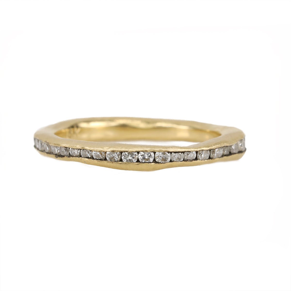 Gold Irregular Channel-Set Diamond Ring - Peridot Fine Jewelry - TAP by Todd Pownell