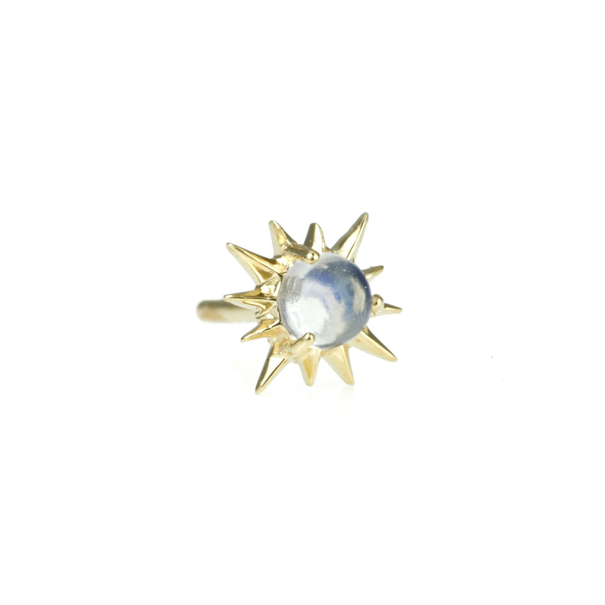 Celine Daoust Moonstone "Sun" Stud Earring