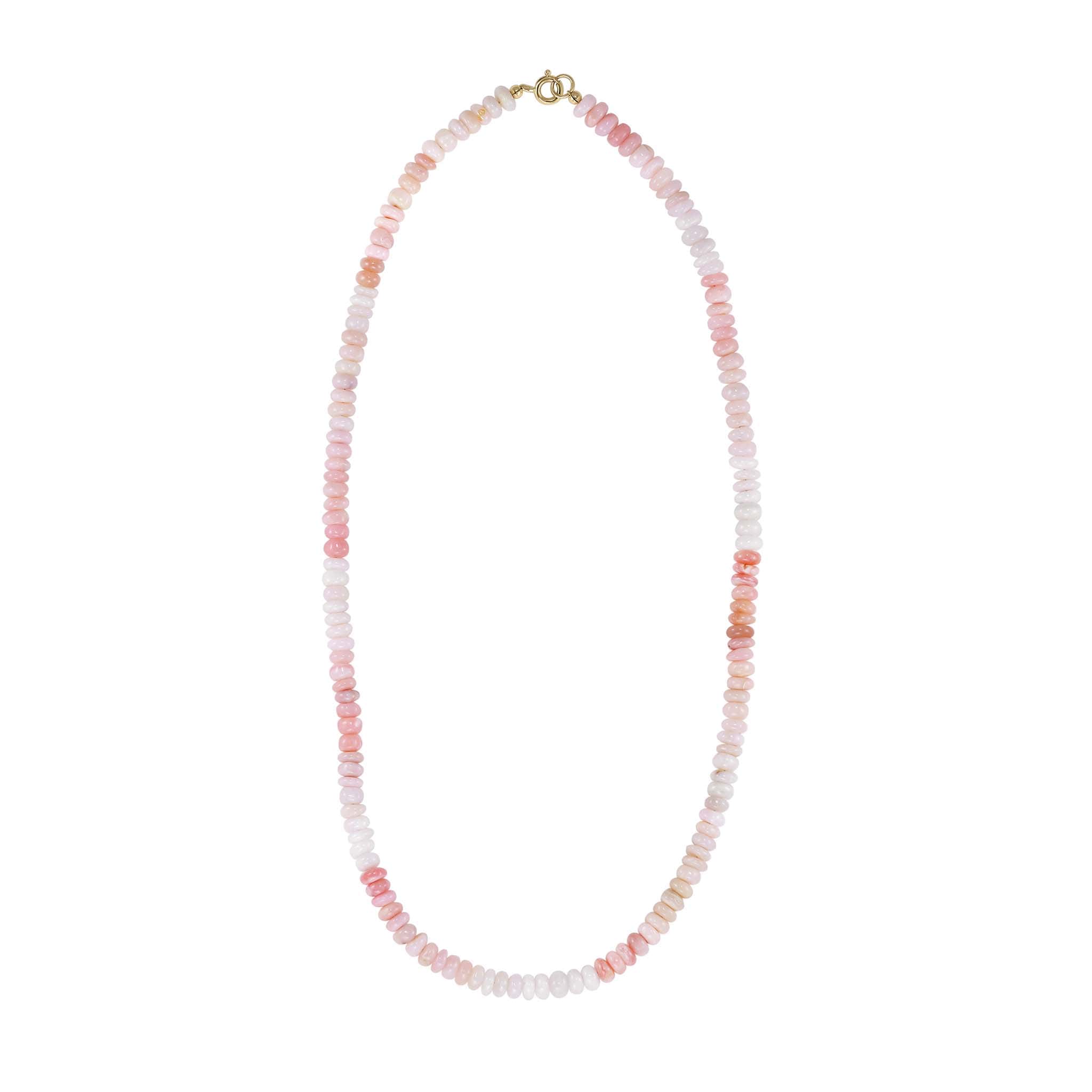 Pink Opal Beaded Necklace