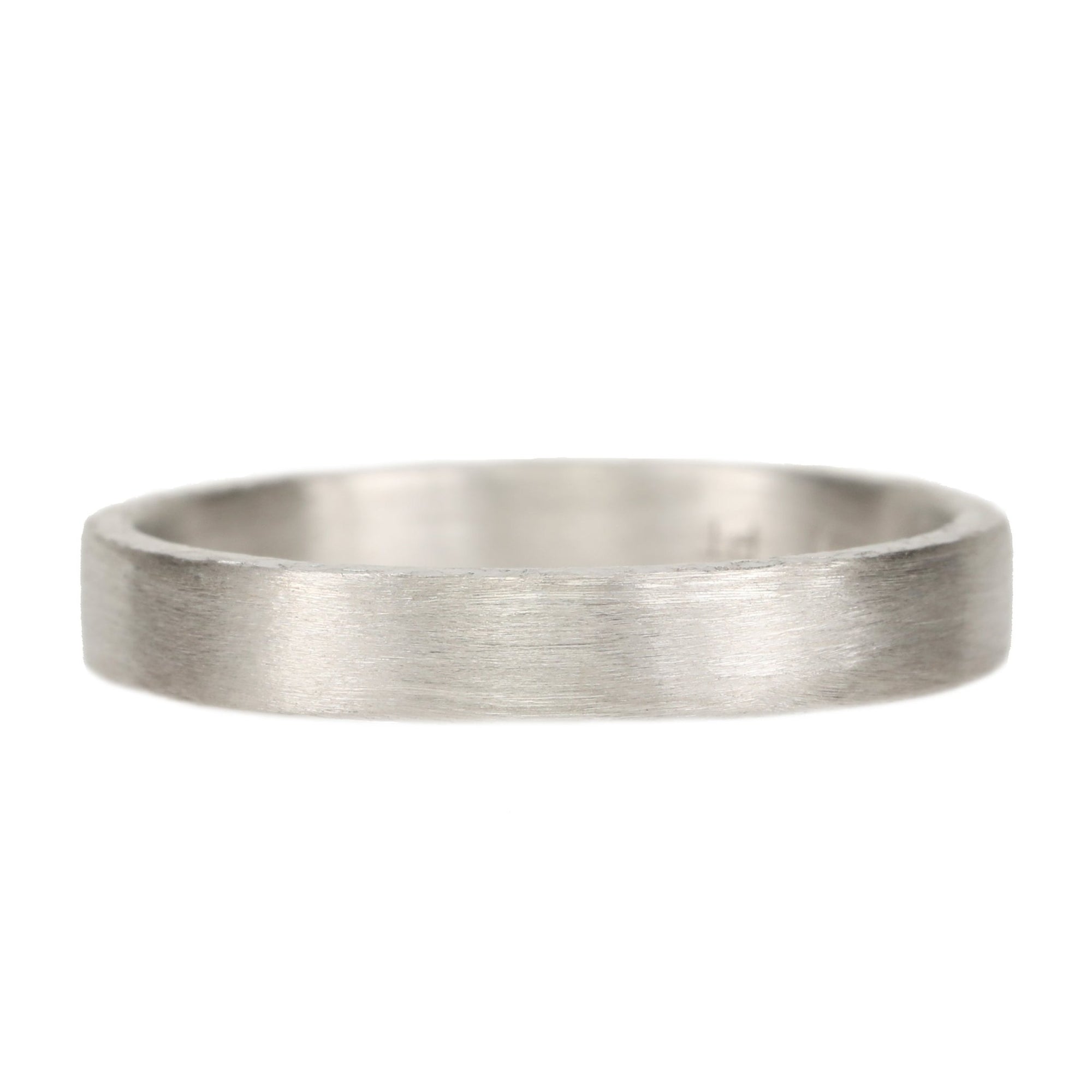 Yasuko Azuma Platinum Brushed Men's Band