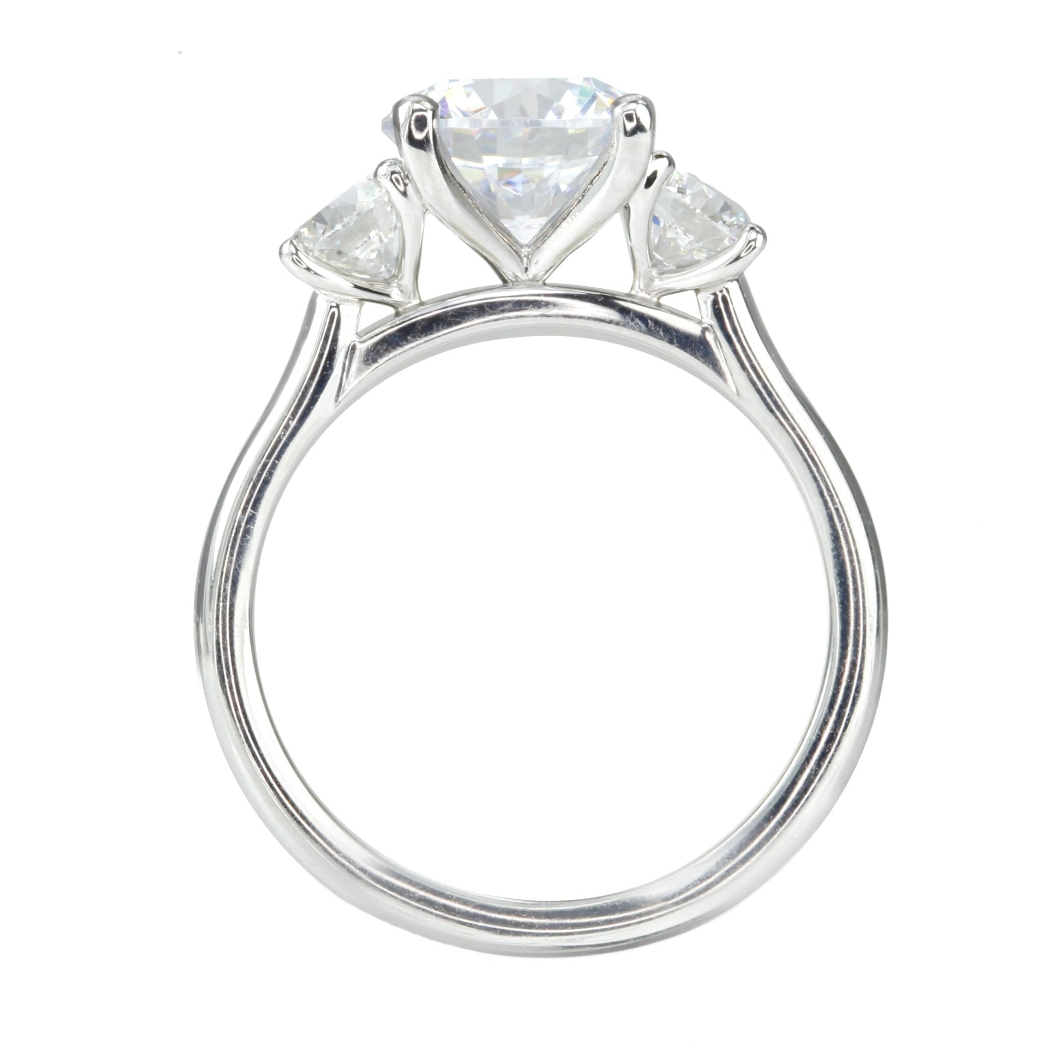 Platinum three stone setting 2025