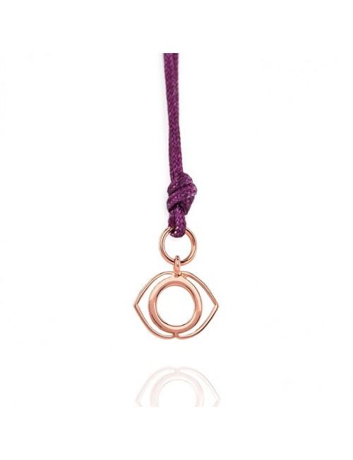 Rose Gold Mini Ajna/Serenity Chakra Pendant Necklace