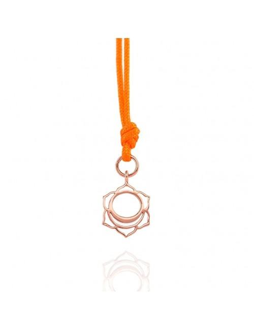 Rose Gold Mini Svadisthana/Creativity Chakra Pendant