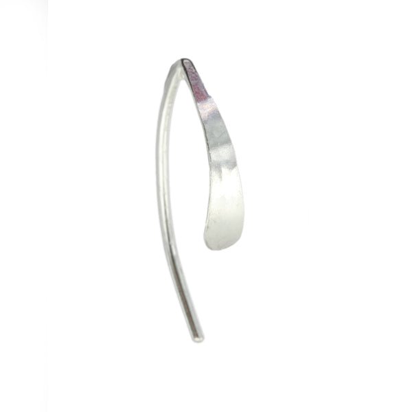Small Single Sterling Silver "Wishbone" Earring - Peridot Fine Jewelry - Melissa Joy Manning