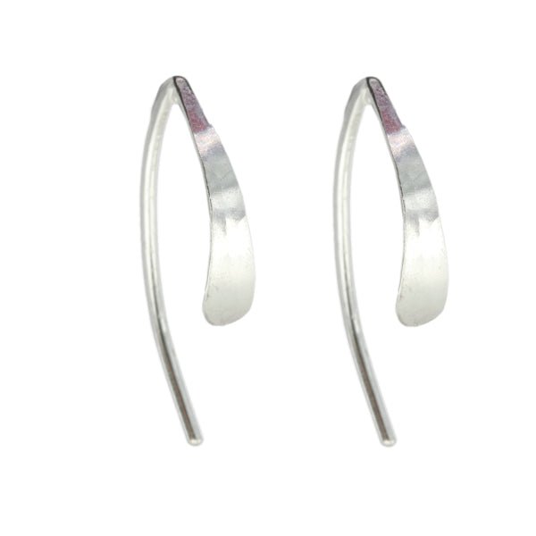 Melissa Joy Manning Small Sterling Silver &quot;Wishbone&quot; Earrings