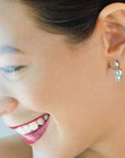 Inverted Marquise Diamond Earrings